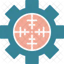 Target Information Technology Sniper Scope Icon
