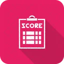 Score Scorecard Paper Icon