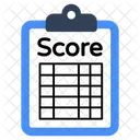 Score Sheet  Icon