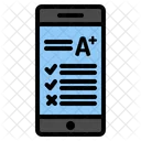 Score Smartphone Test Exam Icon