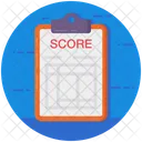 Scoresheet Data Sheet Score Report Icon