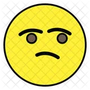 Scornful Emoji Emotion Emoticon Icon
