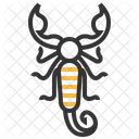 Scorpion Insect Bug Icon