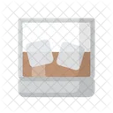 Drink Glass Ice Cube Icon