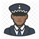 Scotland Black Police Officer  Icon