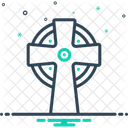 Scottish Saltire Cross Icon
