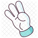 Scout Gesture Hand Gesture Hand Indicator Icon