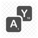 Alphabet Children Cube Icon