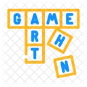 Scrabble Tiles Board Icon