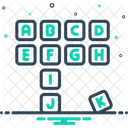 Scrabble Letter Alphabet 아이콘