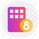 Scratch Card Gambling Icon