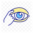 Scratching Eye Icon
