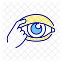Scratching eye  Icon