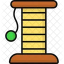 Scratching Post Scratcher Pet Toy Icon