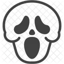 Scream Skeleton Halloween Icon
