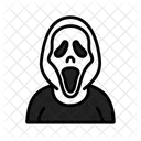 Scream Halloween Mask Icon