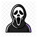 Scream Halloween Mask Icon