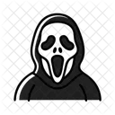 Scream Halloween Mask Icon