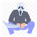 Halloween Avatar Scream Mask Evil Character Icon