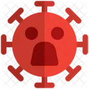 Screaming Coronavirus Emoji Coronavirus Icon