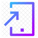 Screen Add To Home Mobile Arrow Icon
