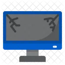 Screen Broken Computer Screen Icon