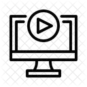 Screen Video Display Icon
