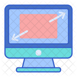 Free Screen Resolution Colored Outline Icon - Available in SVG, PNG ...