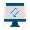 Screen Sharing Computer Technology 아이콘