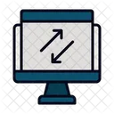 Screen Sharing Computer Technology 아이콘