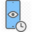 Screen Time Addicted Social Media Icon