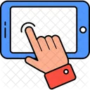 Touch Hand Mobile Icon