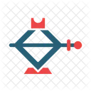 Car Jack Lift Tool Vehicle Maintenance Jack Icon