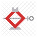 Car Jack Lift Tool Vehicle Maintenance Jack Icon