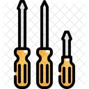 Screwdriver Construction Worker Icon