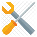 Screwdriver And Spanner Screwdriver Spanner Icon