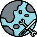 Screwdriver Wrench World Icon