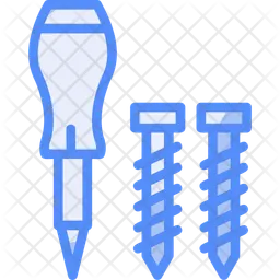 Screwdriver And Bolt  Icon