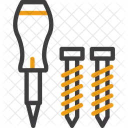 Screwdriver And Bolt  Icon