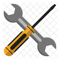 Screwdriver and Wrench  Icon