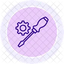 Screwdriver Line Icon Icon