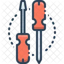 Screwdriver Wrench Tool Icon