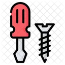 Screwdriver Screw Repair Icon