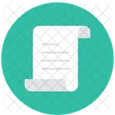 Script Papier Streamline Kameleon Icon