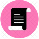 Script Papier Streamline Kameleon Icon