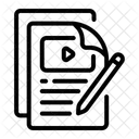 Script Scenario Pencil Icon
