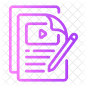 Script Scenario Pencil Icon