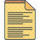Scenarios Script Document Icon
