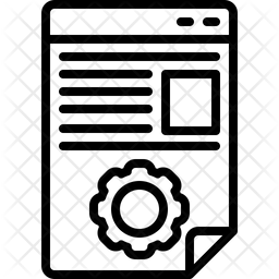 Script Icon - Download in Line Style