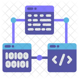 Script Code Connection  Icon